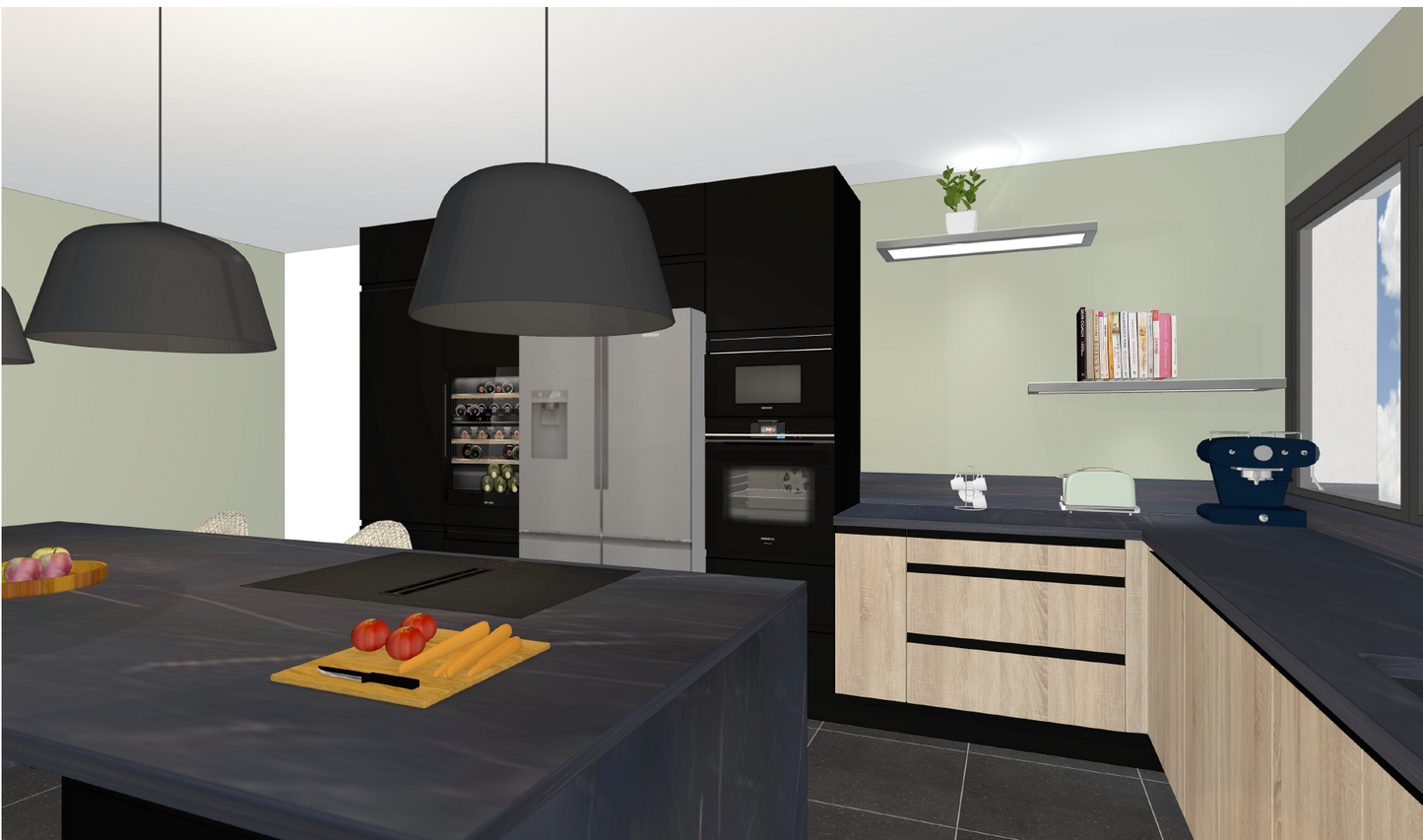 PLAN DE CUISINE ÉQUIPÉE – GOLD (279 €)